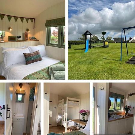 The Woolly Sheep Shepherd Huts Whitland Esterno foto